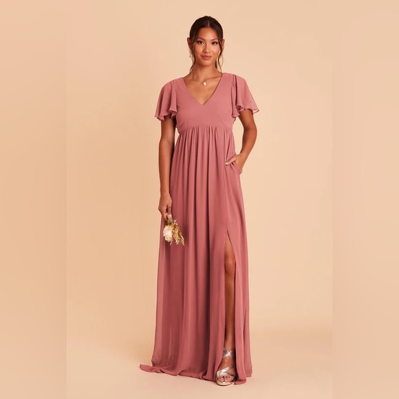 Birdy Grey Hannah Empire Dress in Mulberry - Picture 2 of 3